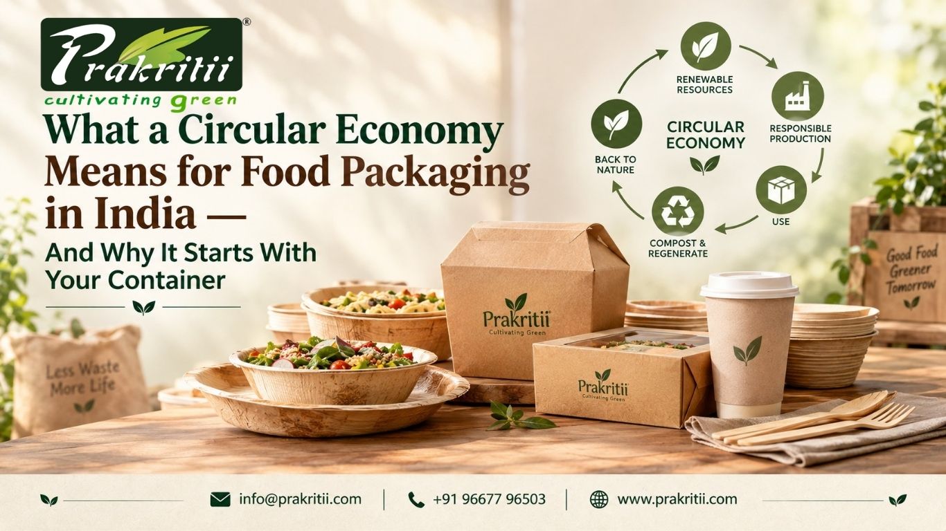 What a Circular Economy Means for Food Packaging in India — And Why It Starts With Your Container