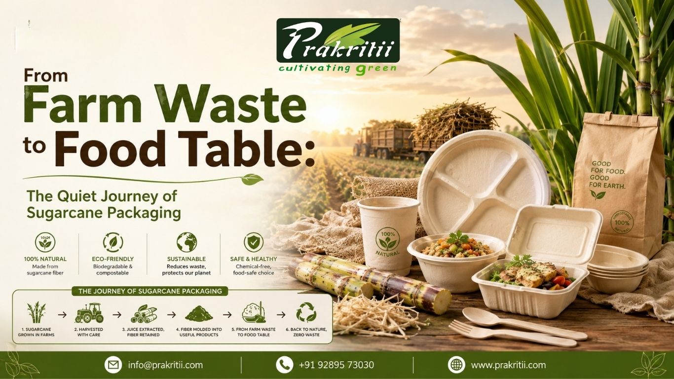 From Farm Waste to Food Table: The Quiet Journey of Sugarcane Packaging