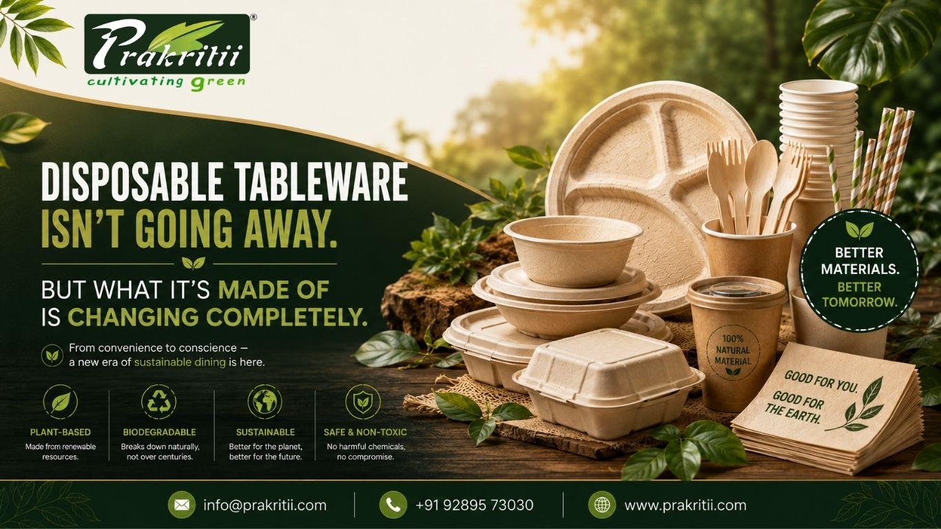 Disposable Tableware Isn't Going Away. But What It's Made of Is Changing Completely.