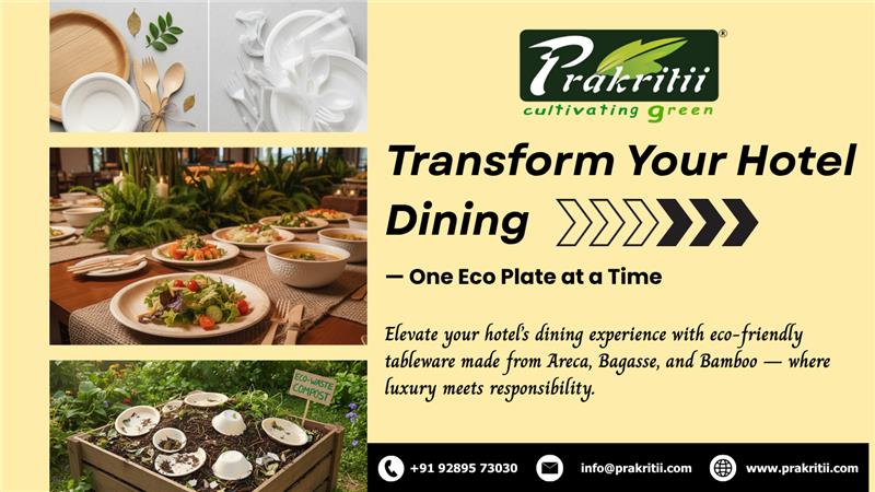 🌿 5 Ways Hotels Can Boost Their Green Credentials with Sustainable Tableware