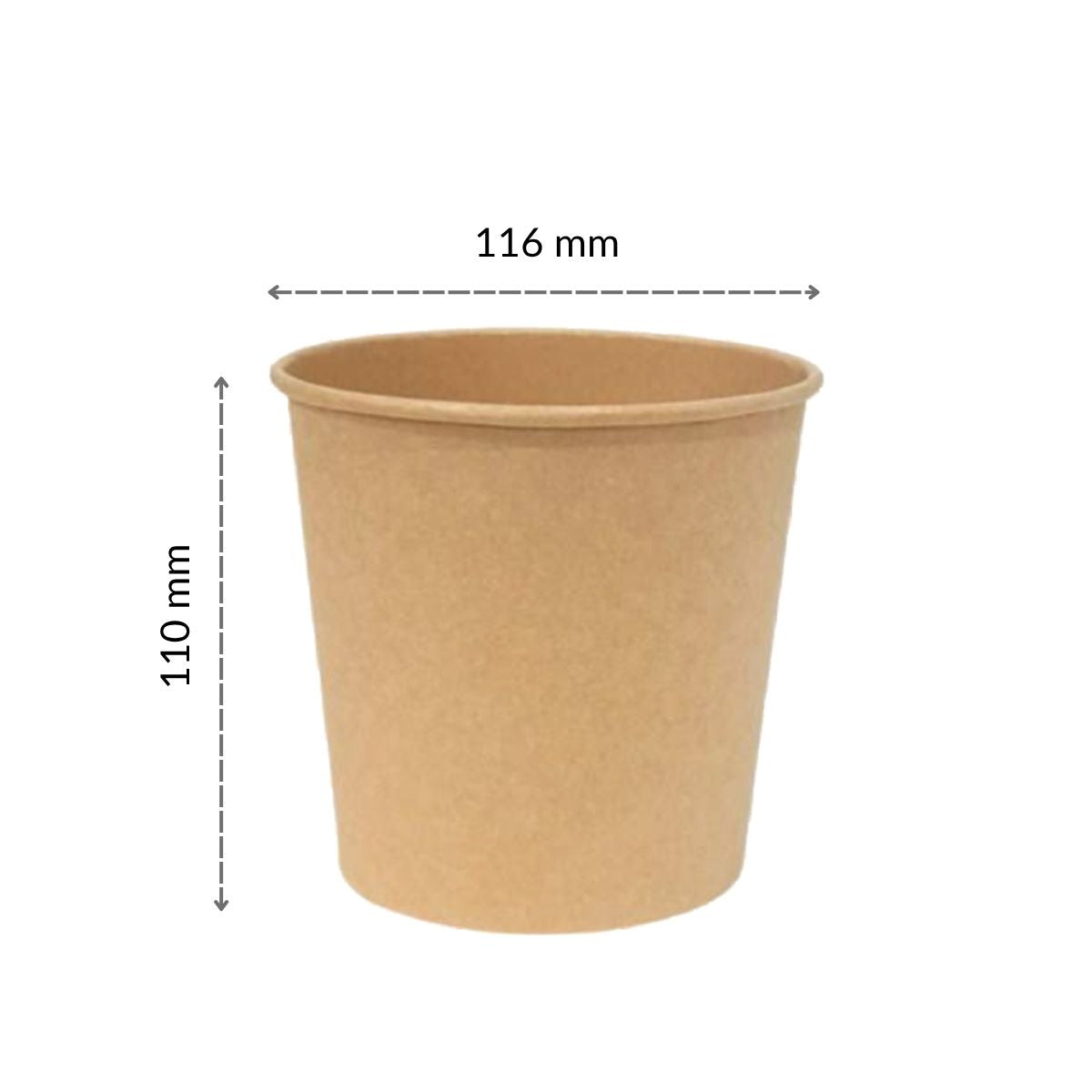 900 ml Paper Container