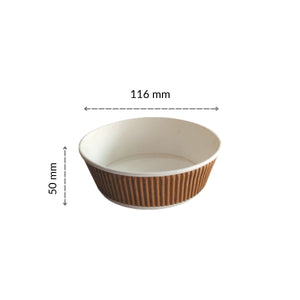 300ml Ripple Paper Food Container