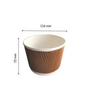 500 ml Ripple Paper Food Container