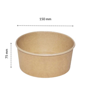 Paper Flat Container - 1000ml