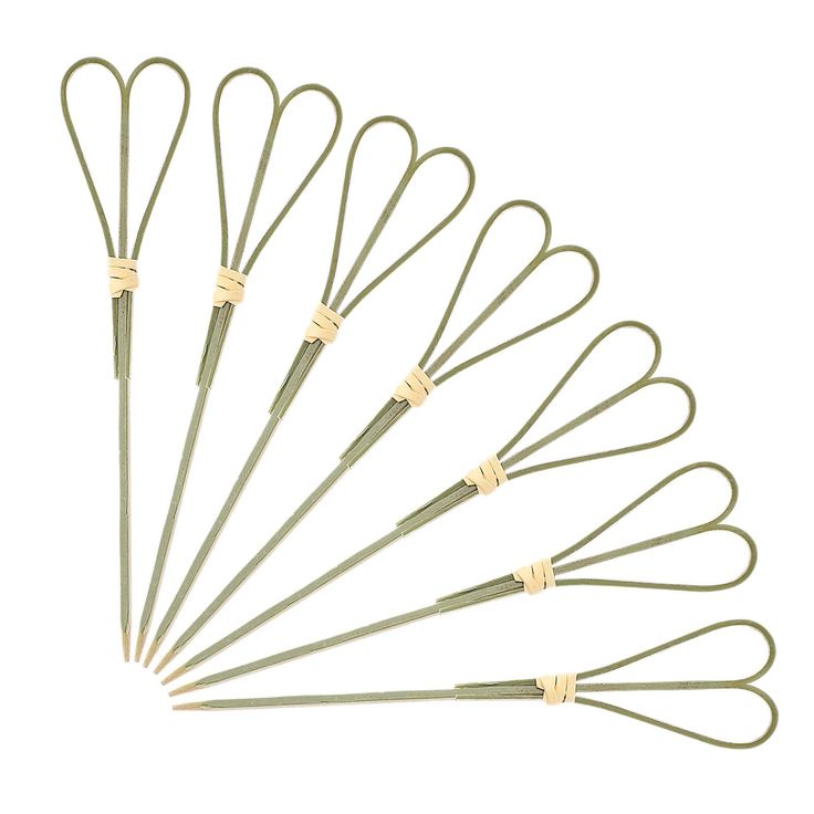 Bamboo Designer Heart Shape Knot Stick