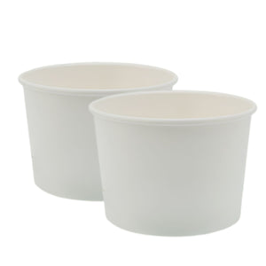 100ml White Paper Container