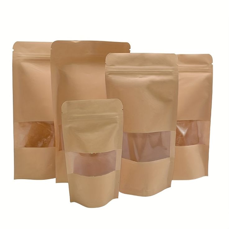 Paper Pouch With Window - 20 x 30 cm