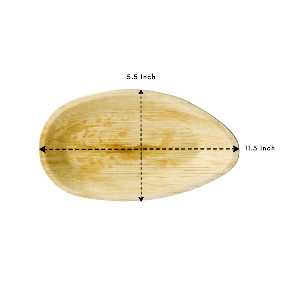 11"x5.5" (28x14cm) Oval Plates
