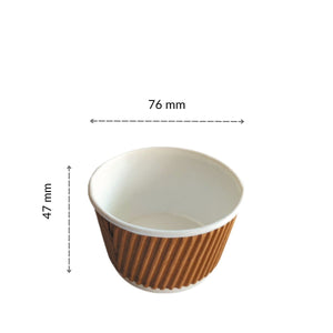 125ml Ripple Paper Food Container