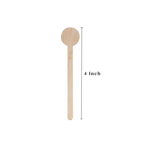 4" (10cm)  Wooden Coin Stirrer
