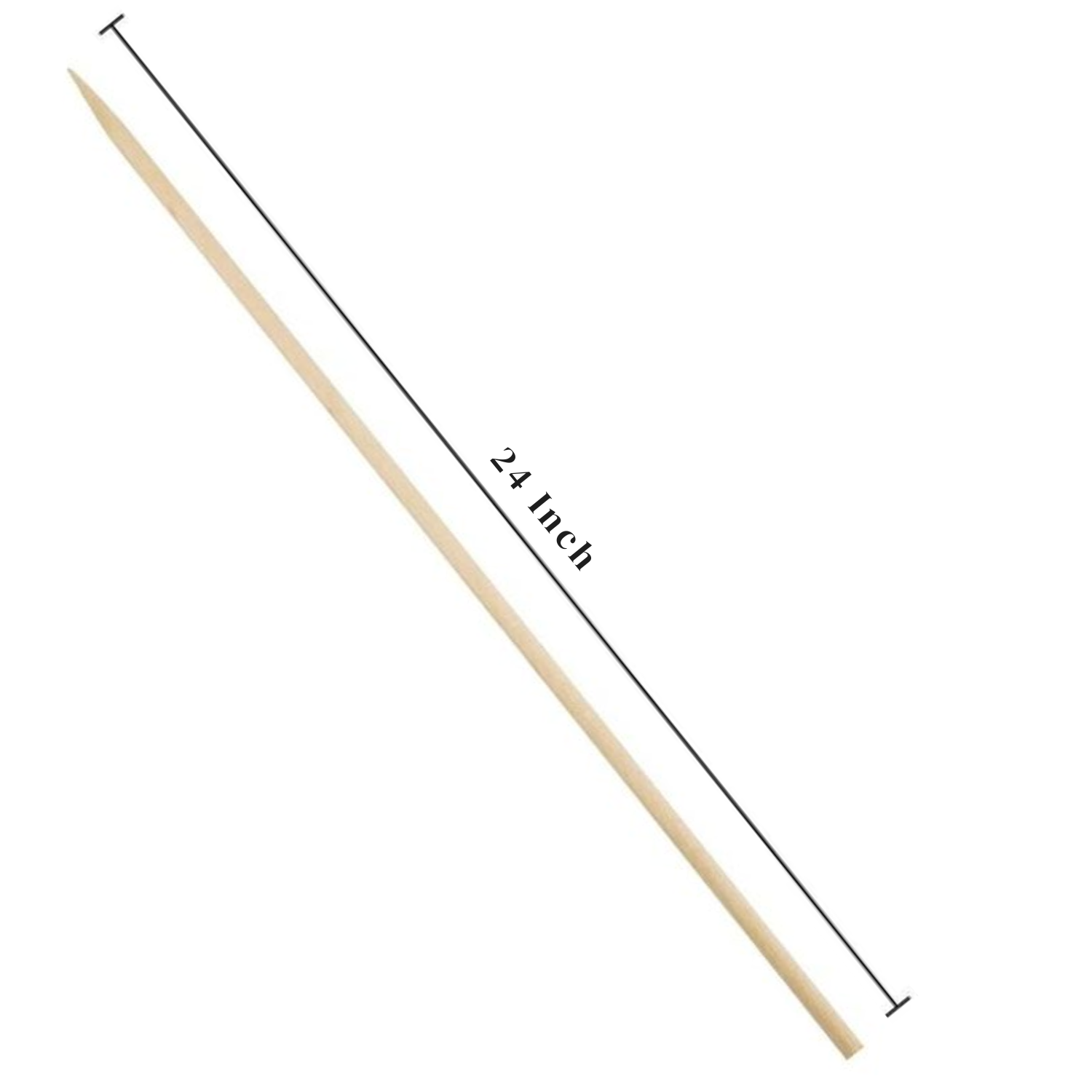 24" (600mm) Bamboo Skewer