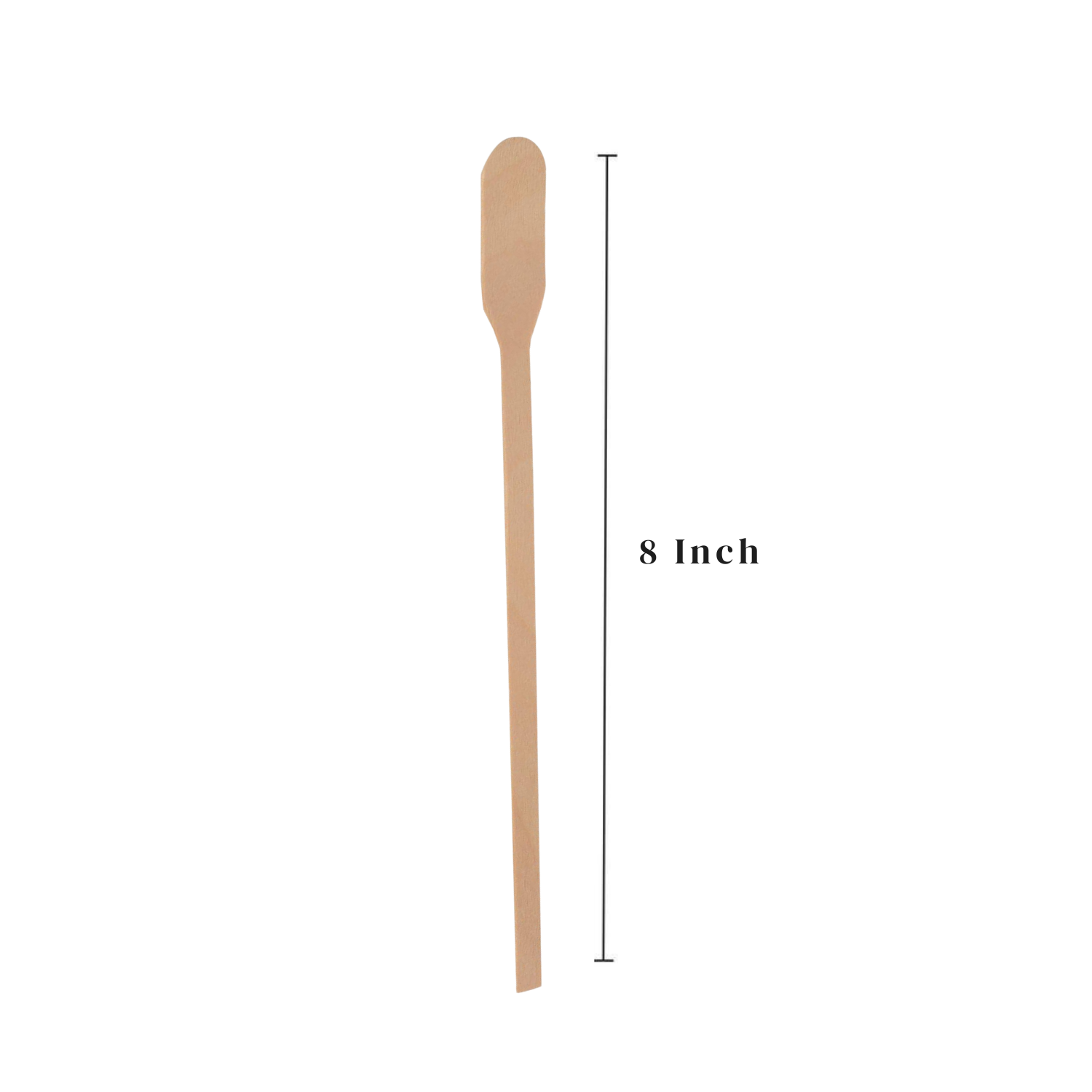 8" (20cm) Wooden Paddle Stirrer
