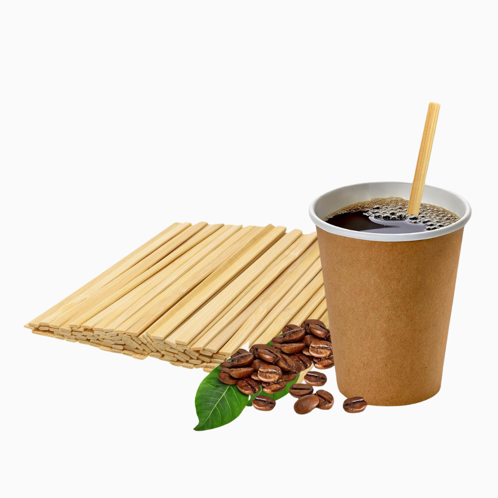 6.5" Bamboo Coffee Stirrer