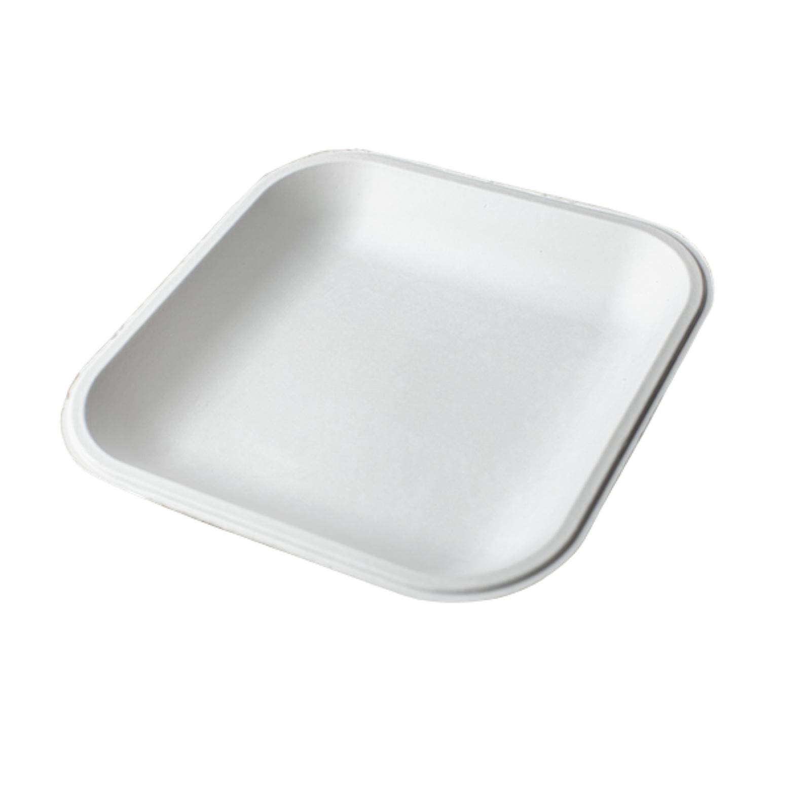 6" (15cm) Square Bagasse Plate