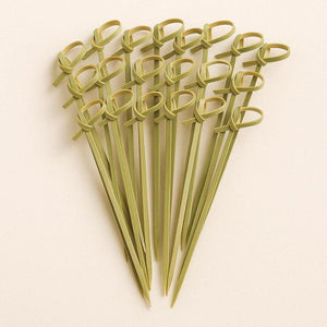 6" (150mm) Bamboo Designer Knot Sticks