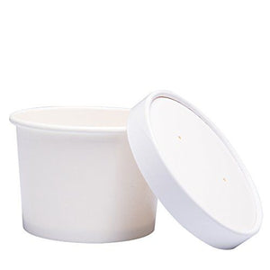 125 ml White Paper container
