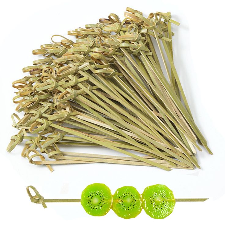 6" (150mm) Bamboo Designer Knot Sticks