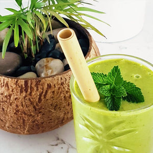 8" Natural Bamboo Straws