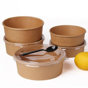 Paper Flat Container - 500ml