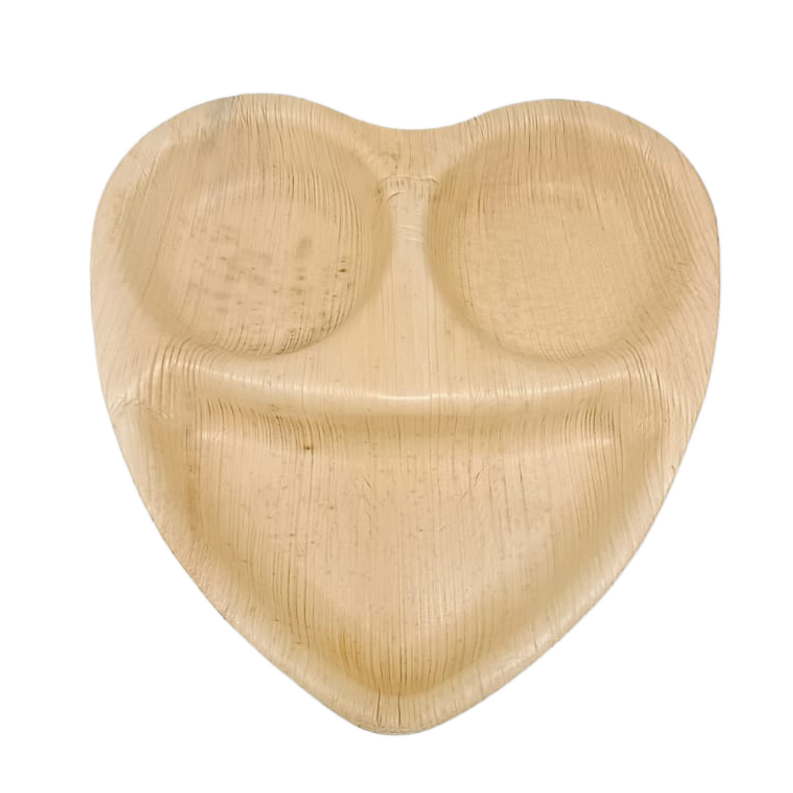 10"(25cm)  Heart 3 Partition Plate