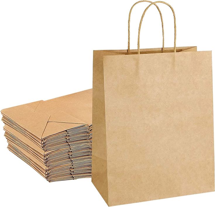 Paper Bag with Gusset & Handle - 24 x 24 x 7 cm