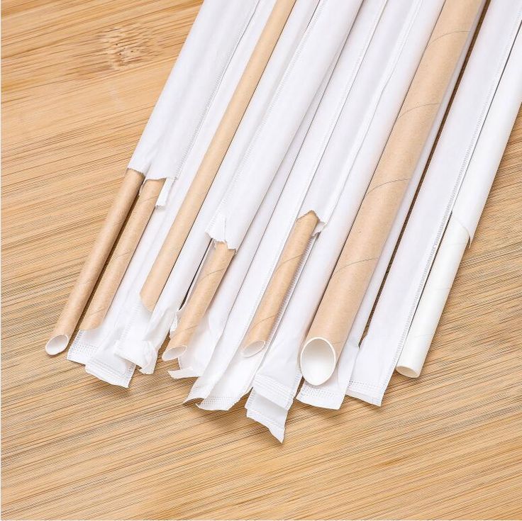 8" Single Packing Paper Straw