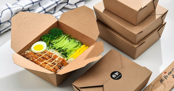 1000ml Paper Lunch Box Biodegradable | Prakritii