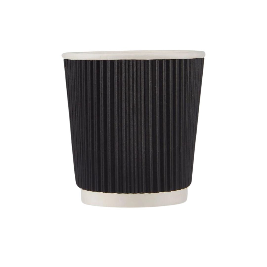 250ml Coloured Ripple Paper Glass