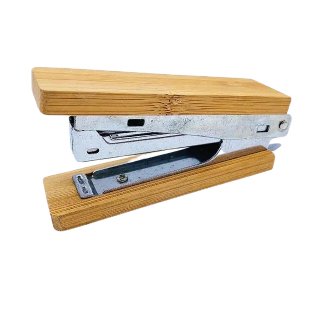 Bamboo Stapler | Paper clipper | Paper fixer| Wooden Stapler