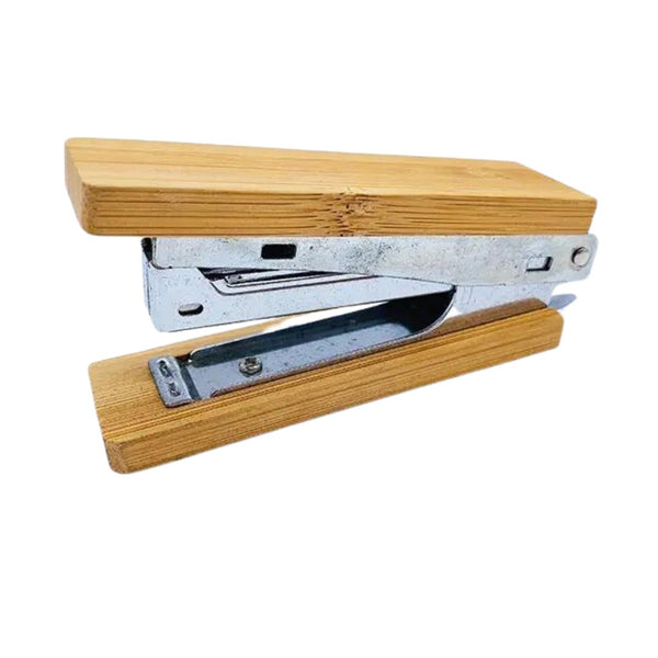 Bamboo Stapler | Paper clipper | Paper fixer| Wooden Stapler - Prakritii