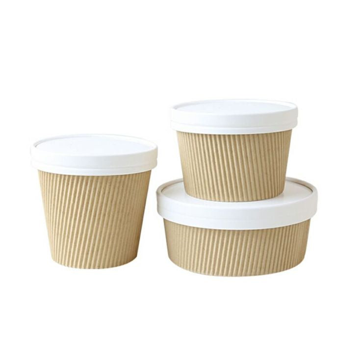 1000 ml Ripple Paper Food Container