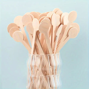 4" (10cm)  Wooden Coin Stirrer