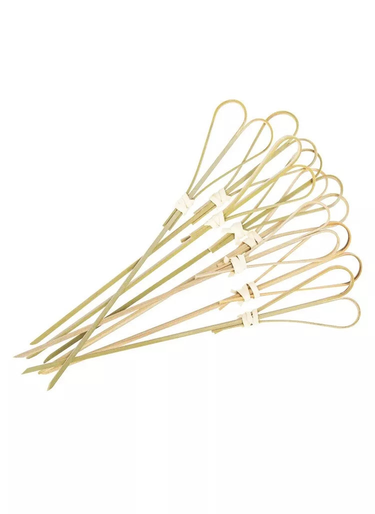 Bamboo Designer Heart Shape Knot Stick