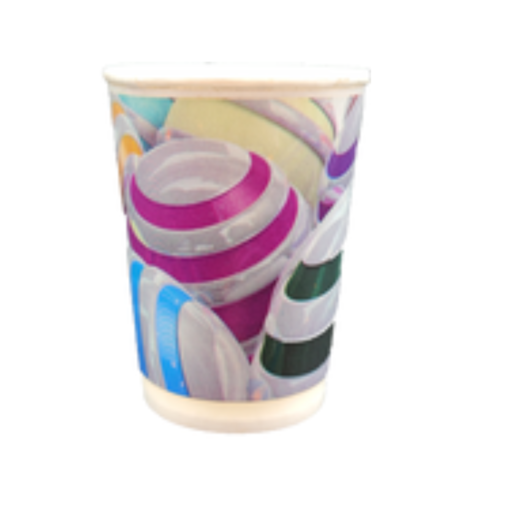 225 ML Dual Wall Paper Glass