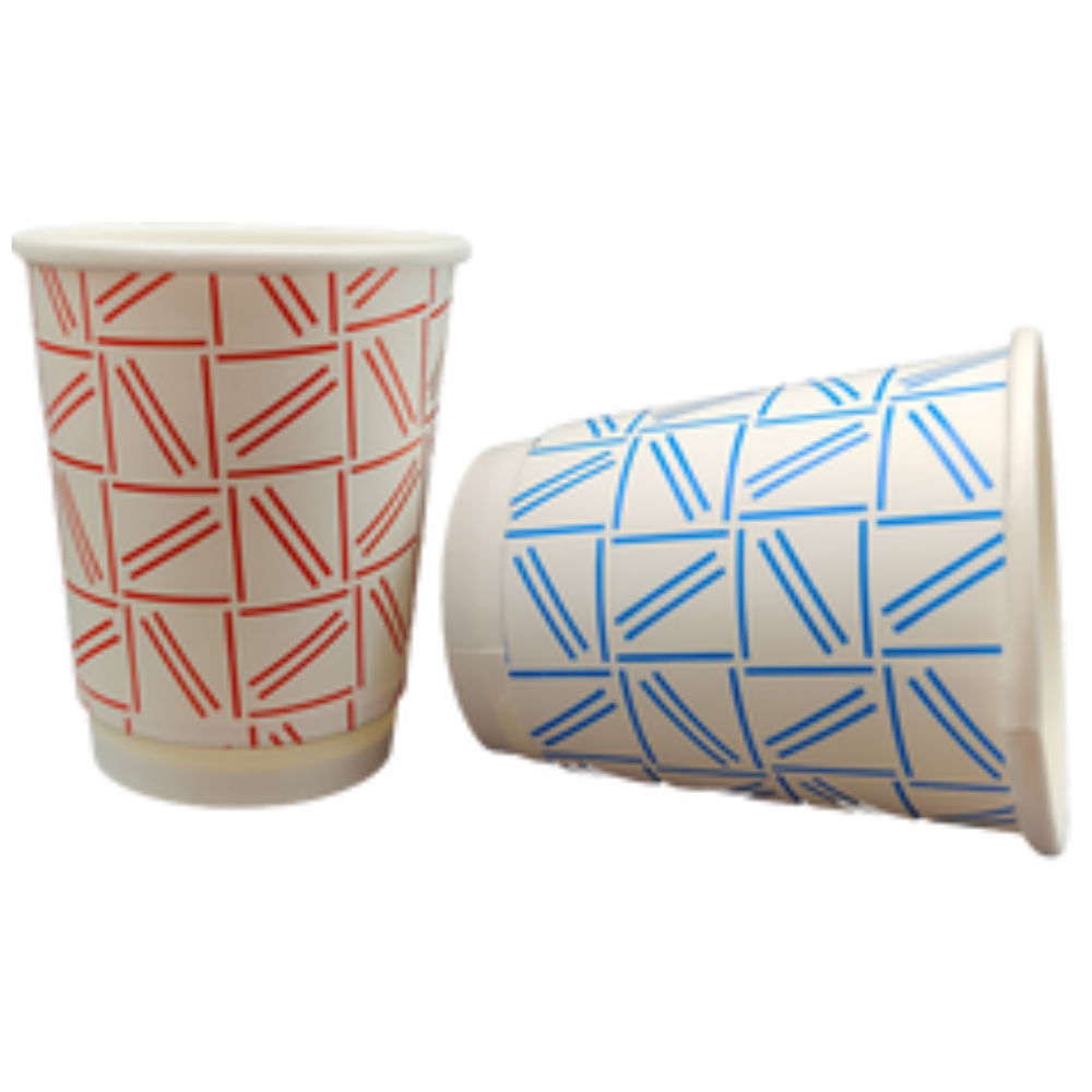 250 ML Dual Wall Paper Glass (Printed)