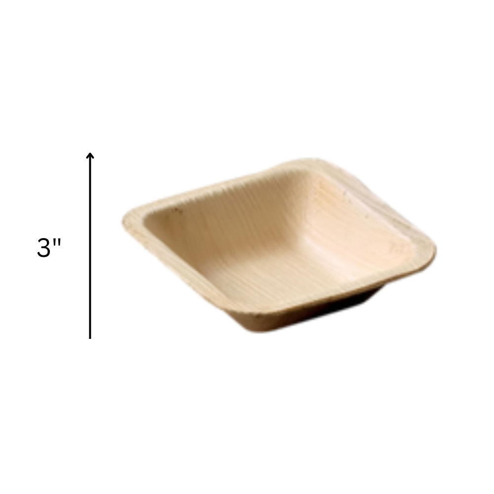 3" (8 cm) Square Bowl