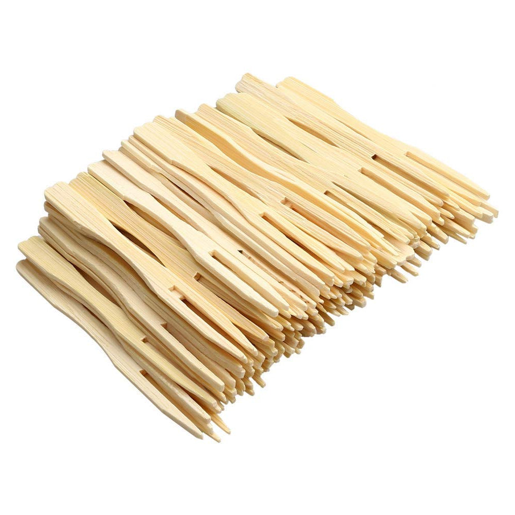 80 mm Wooden Fruits Forks