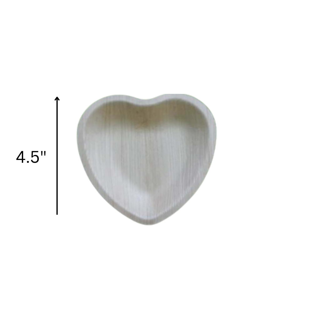 4.5" Heart Plate 11.5 cm
