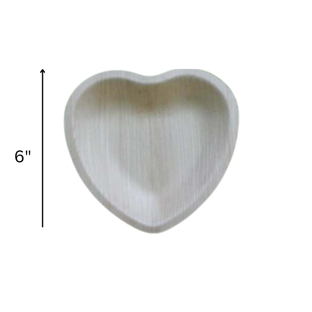 6" Heart Plate 15 cm