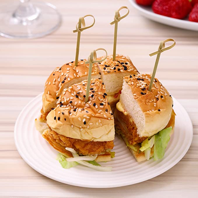 4" (100mm) Bamboo Designer Knot Sticks