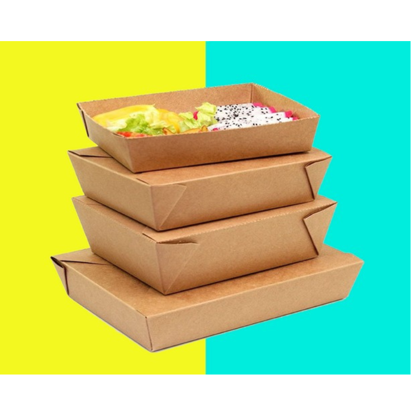 Paper Takeaway Box (150 x100 mm) - 500ml