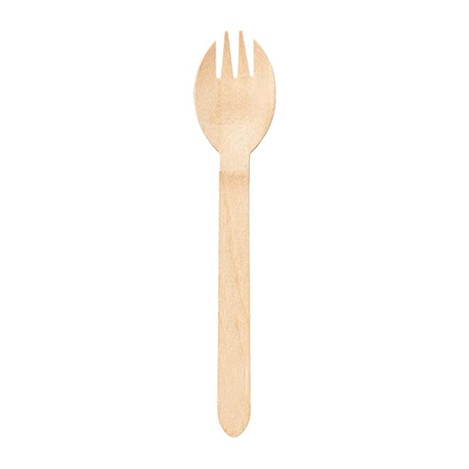 140 mm Wooden Spork